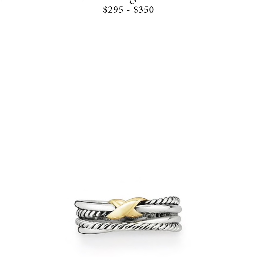 DAVID YURMAN 18k Gold Crossover Ring